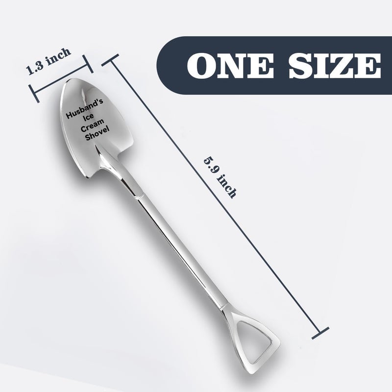stormroo Gifts for Uncle Fathers Day from Kids, Funny Uncle’s Ice Cream Shovel Gifts for Men Uncle Wedding Anniversary Presents Spoon - Image 5